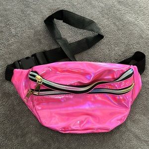 Pleather pink Fanny pack.